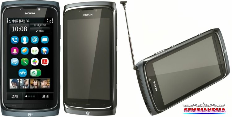Nokia 801t Ponsel Symbian Minimalis