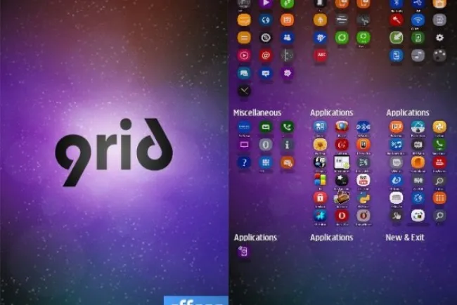 Grid Launcher Symbian