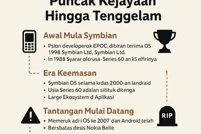 Perjalanan Symbian dari Puncak Kejayaan Hingga Tenggelam