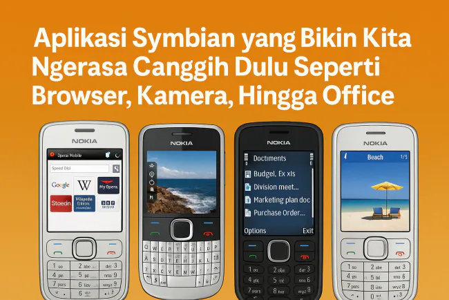 Aplikasi Symbian yang Bikin Kita Ngerasa Canggih Dulu Seperti Browser, Kamera, Hingga Office