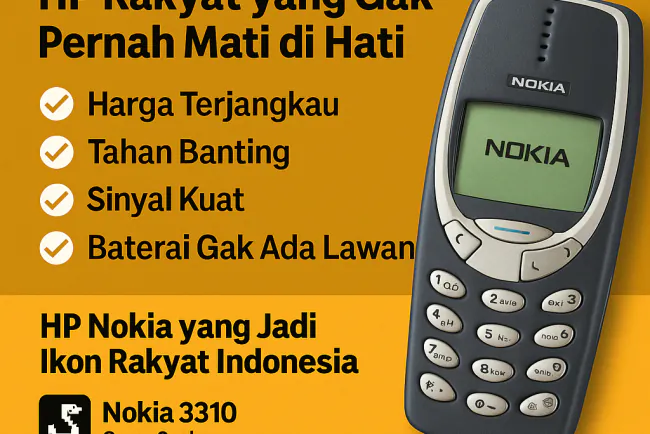 Nokia Merakyat – HP yang Gak Pernah Mati di Hati Rakyat Indonesia