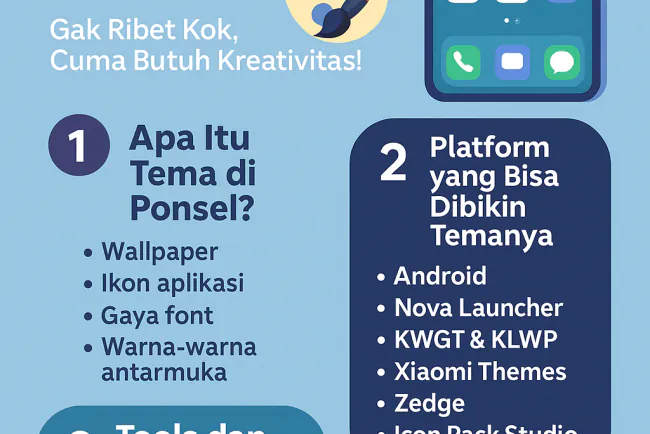 Gimana si Bikin Tema Sendiri di Ponsel?
