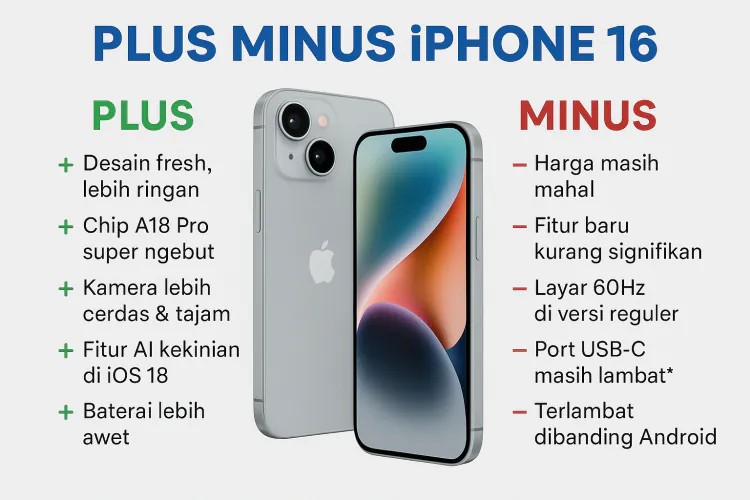 Plus Minus iPhone 16 – Worth It Banget atau Mending Skip Dulu?