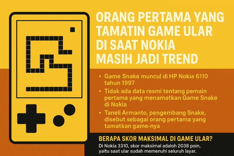 Orang Pertama yang Tamatin Game Ular di Saat Nokia Masih Jadi Trend