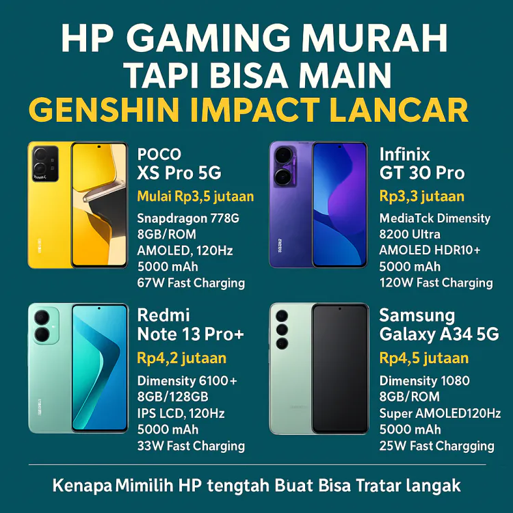 HP Gaming Murah Tapi Bisa Main Genshin Impact Lancar Di 2025