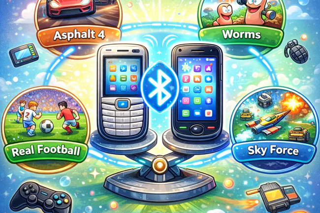 Serunya Main Bareng Tanpa Internet Dalam Game Bluetooth Multiplayer di HP Symbian