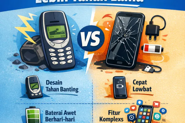 Kenapa HP Nokia Jadul Terasa Lebih Tahan Lama? Berikut Penjelasannya