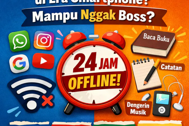Sehari Tanpa Internet Di Era Smartphone? Lu Mampu Nggak Boss